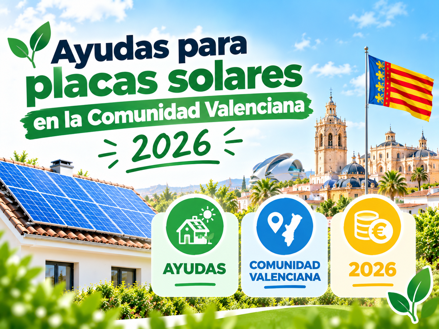 Ayudas para placas solares en la Comunidad Valenciana 2026